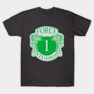 Force 1 Studios Kelly Green & Grey Line T-Shirt